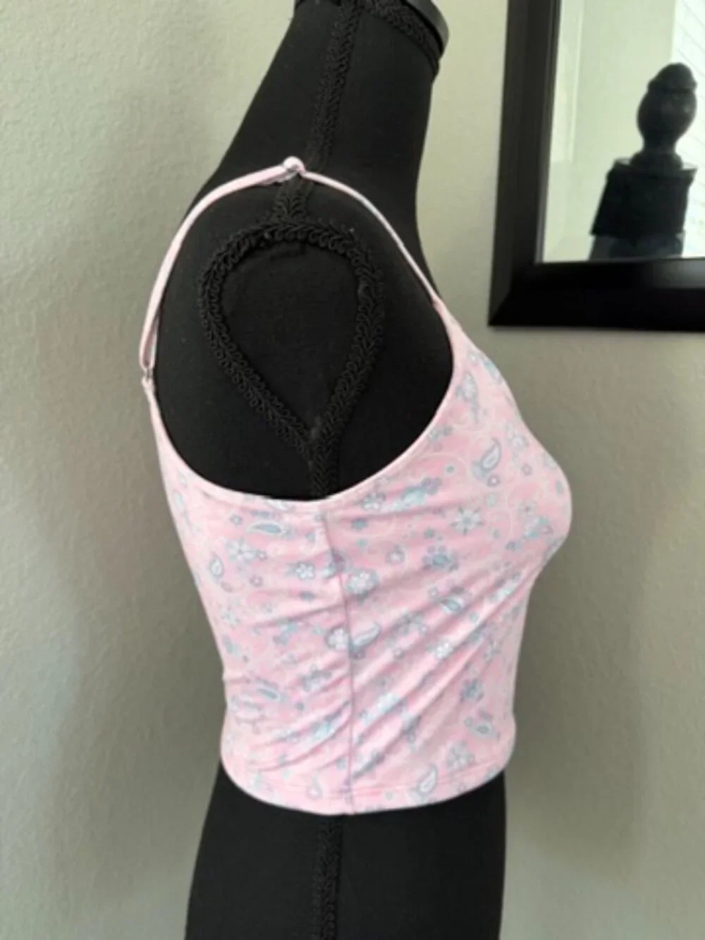 FRANKIES Bikinis x Victorias Secret PINK Paisley Cami Swim Top Large